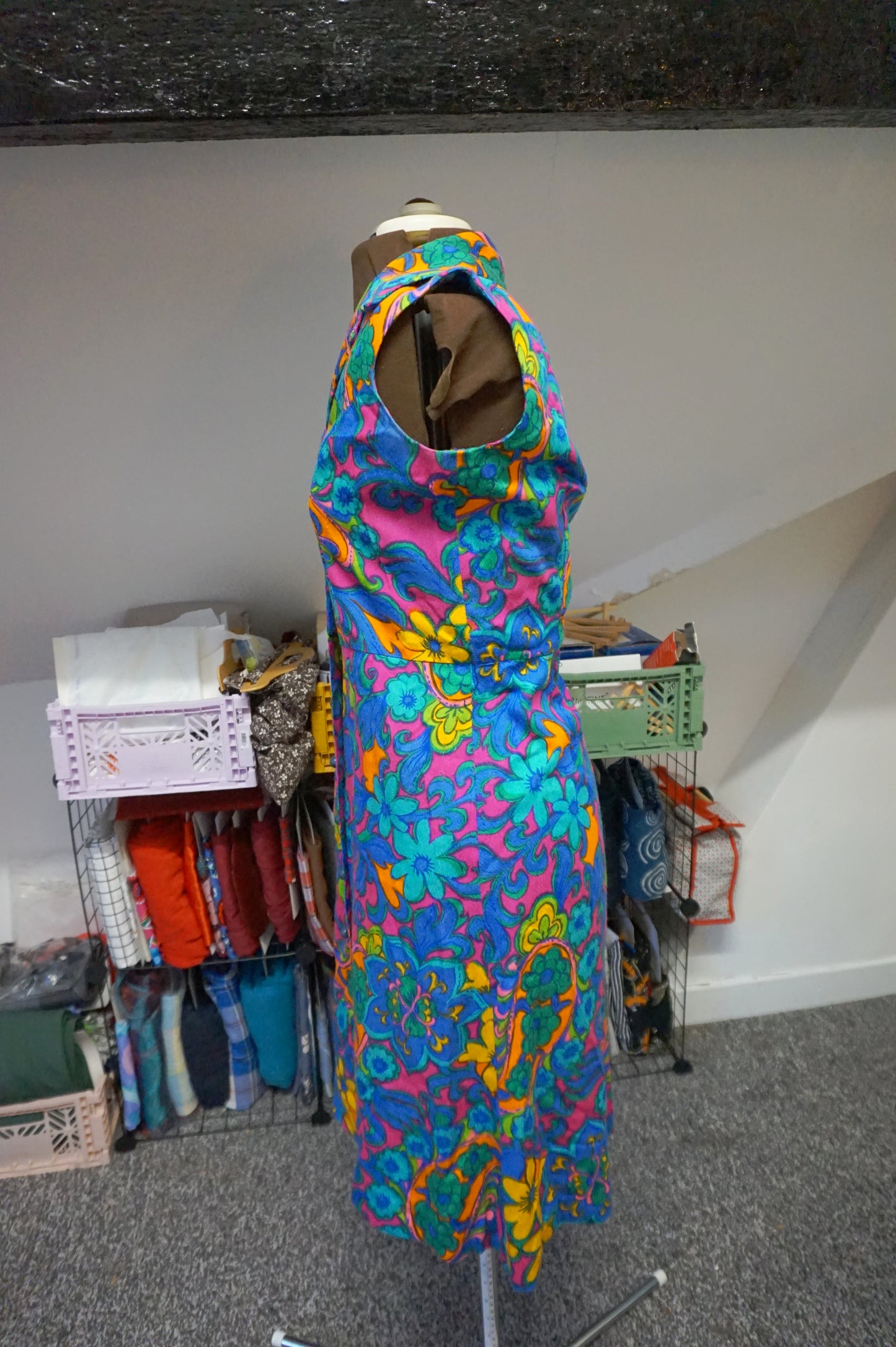 Groovy Button Up Dress