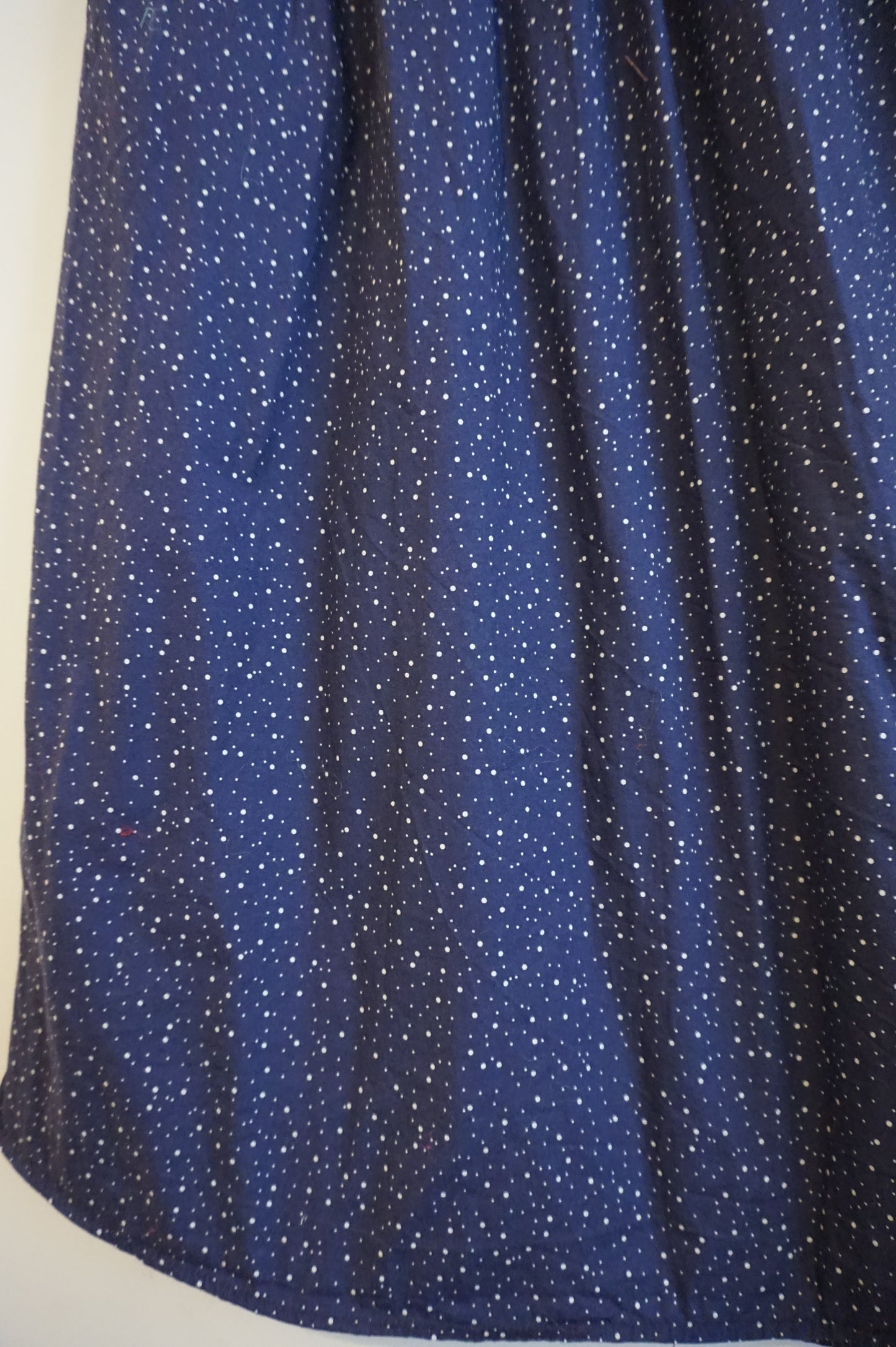 Speckled button up elasticated waist skirt