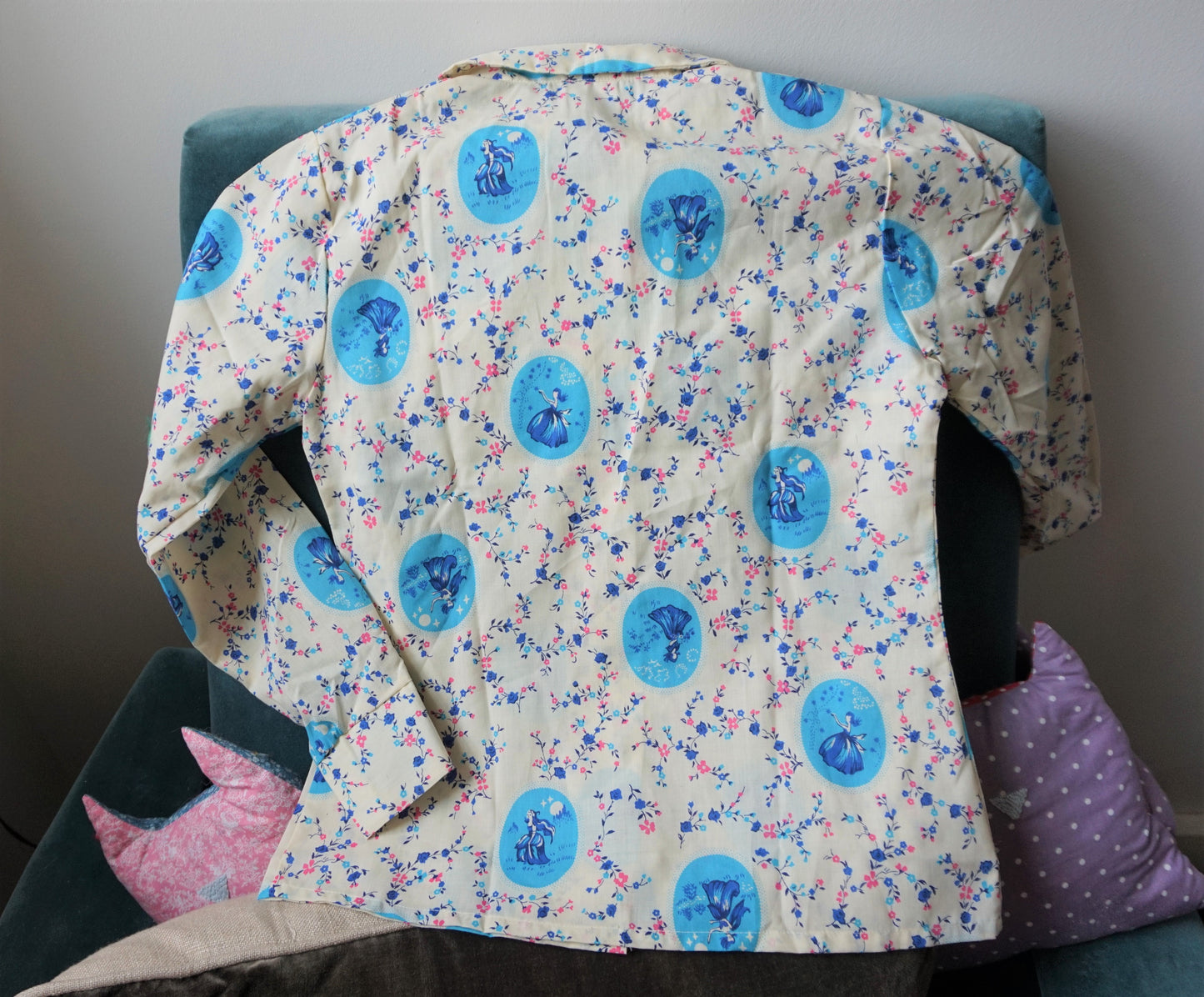 Cream floral shirt
