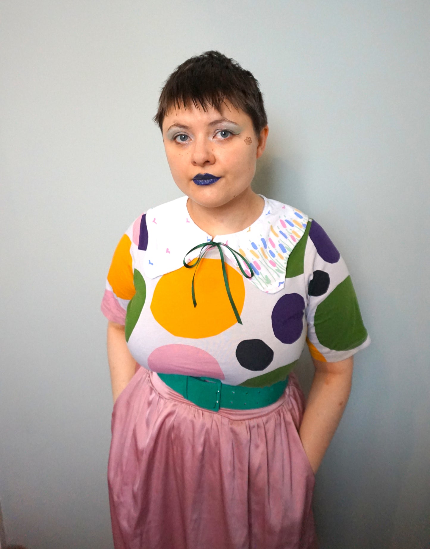 Lesath Collar- White Floral