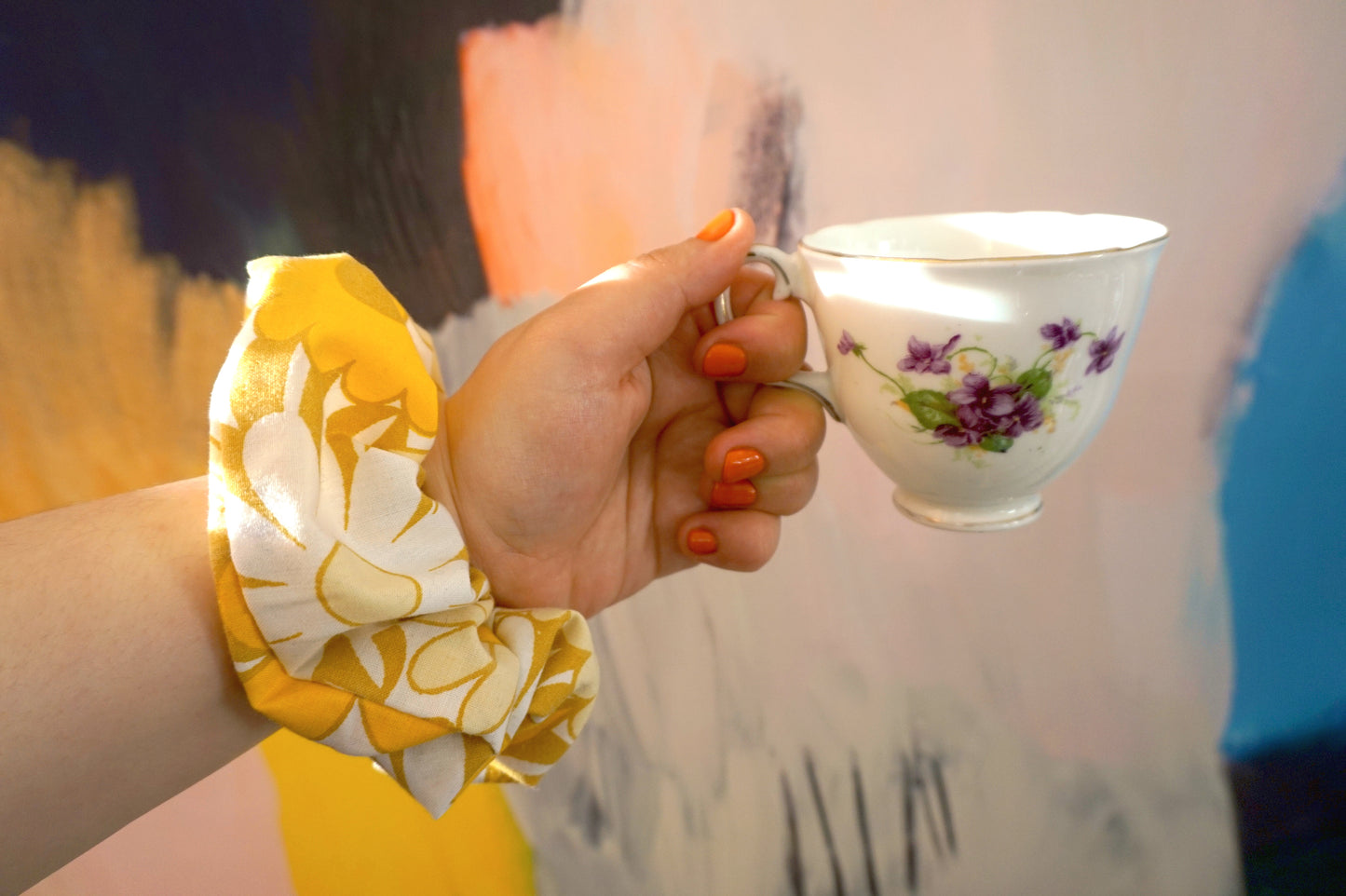 Döfida Scrunchie- Flower Power