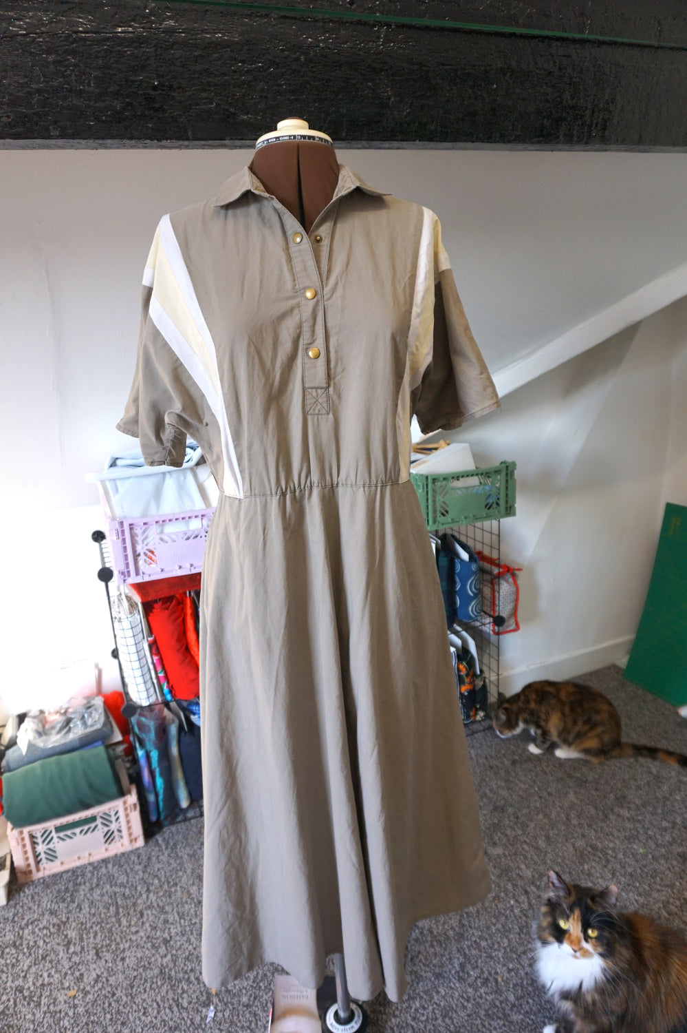 Vintage 100% cotton dress