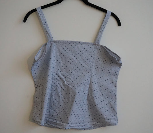 Strappy button up camisole