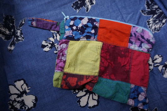 Patchwork Pouch/ Dice/ Mask Bag 1