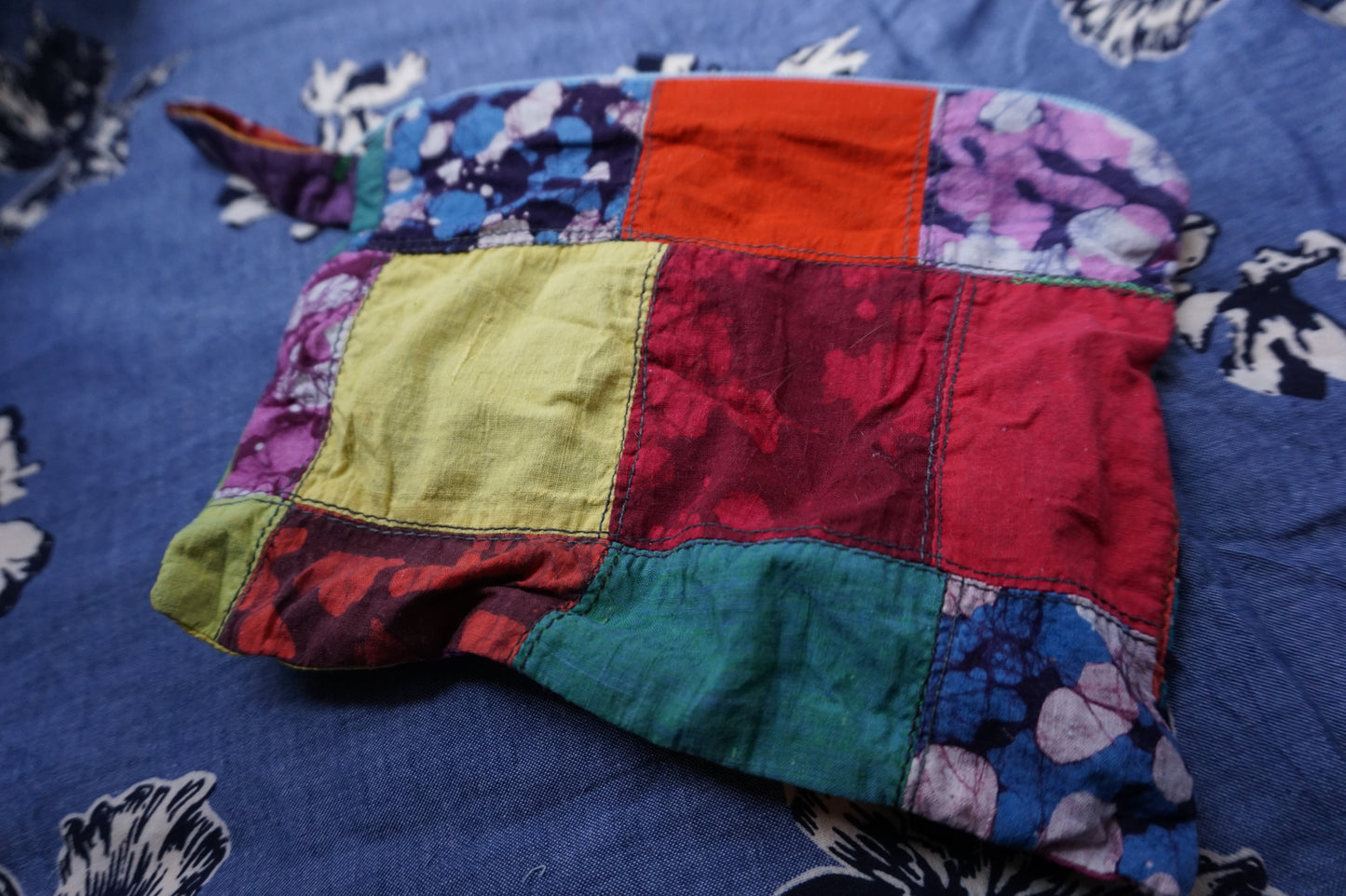 Patchwork Pouch/ Dice/ Mask Bag 1