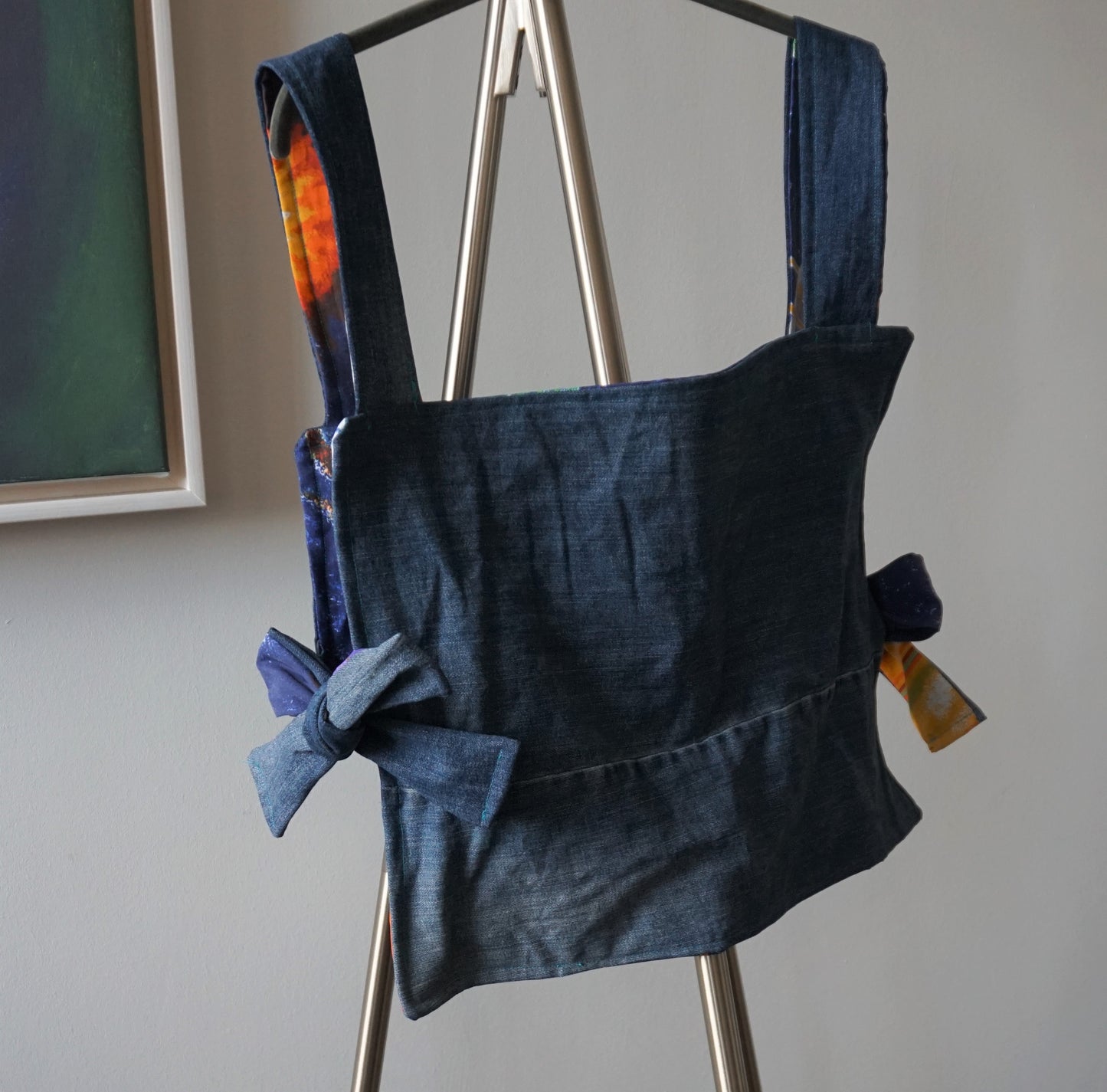 Space Denim Pinafore Top