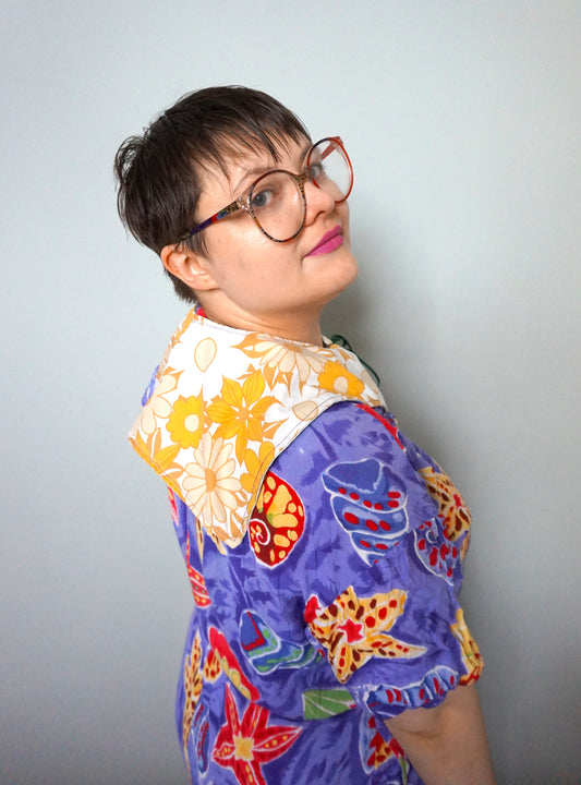 Albali Collar- Yellow Floral